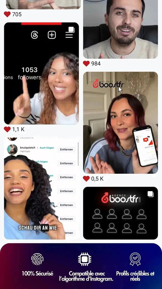 Abonnés Instagram - Agence BoostFR