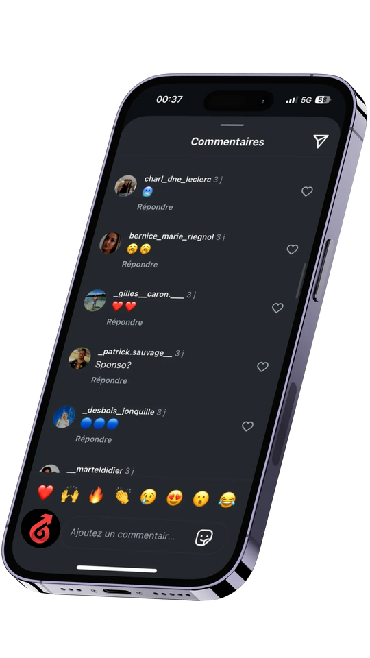 Commentaires Instagram - Agence BoostFR